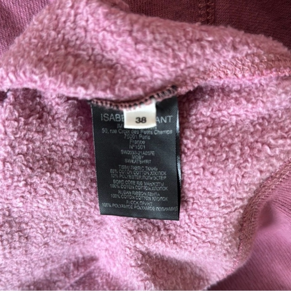 Isabel Marant Moby Sweatshirt in Raspberry - Picture 5 of 7